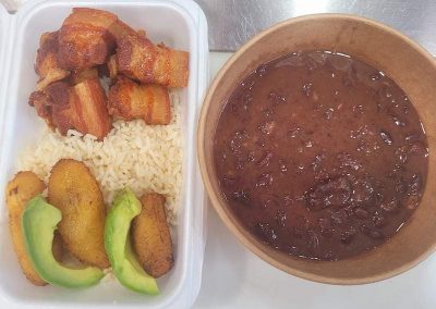 Colombian Bowl Pork Belly Plantains